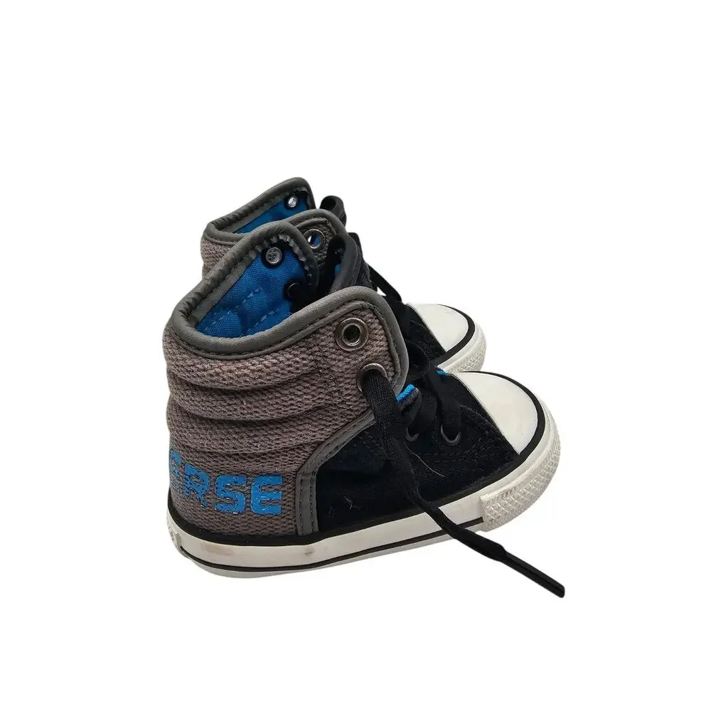 Converse Infants Chuck Taylor All Star High Street sneakers Sz 5 Black Gray